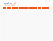 Tablet Screenshot of momforceaz.org